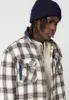 Saxul Men's Shearling Shacket in White Plaid - BM23669 sold by Buffalo David Bitton