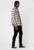 Saxul Men's Shearling Shacket in White Plaid - BM23669 sold by Buffalo David Bitton