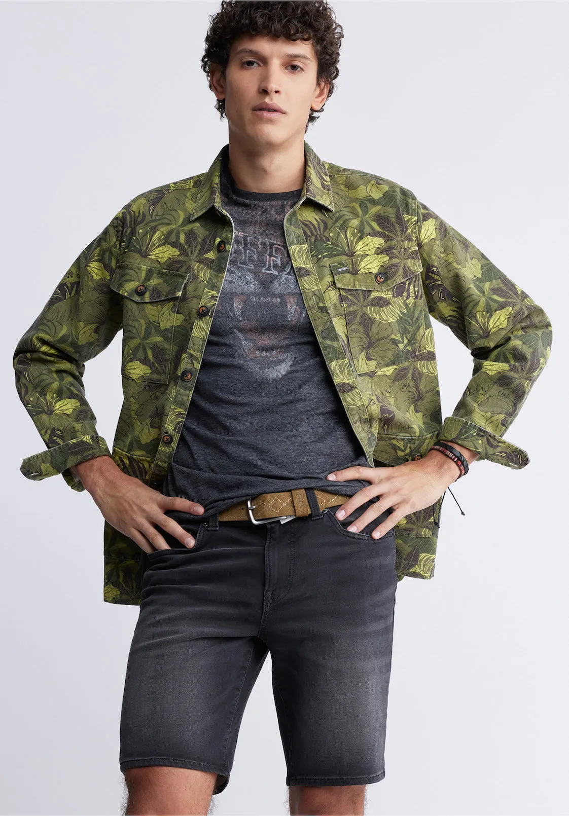 Tatew Black Short-Sleeve Men’s T-Shirt - BM23974 sold by Buffalo David Bitton product image thumbnail 4