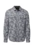 Sagat Men's Long-Sleeve Shirt in Bleached Blue Camouflage - BM24030 sold by Buffalo David Bitton