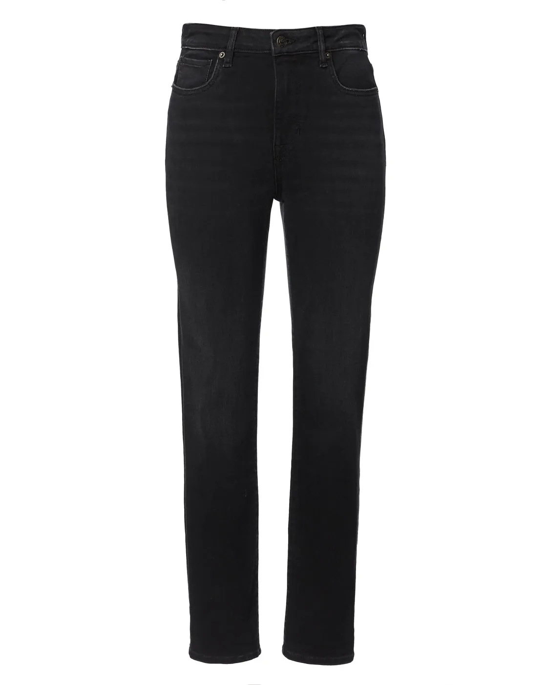 High Rise Straight Jayden Women's Jeans in Faded Black - BL15834 sold by Buffalo David Bitton product image thumbnail 5