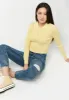 Ribbed Knit Meadow Sweater - SW0301H sold by Buffalo David Bitton