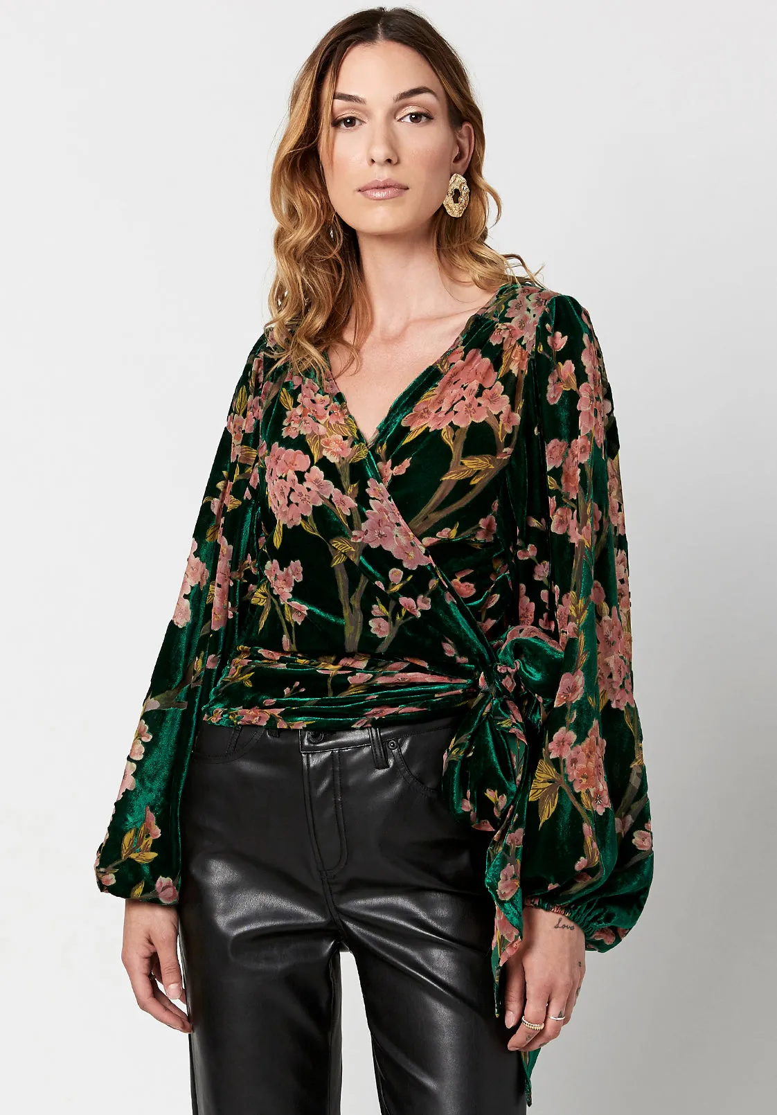 My Treat Wrap Top - WT0616H sold by Buffalo David Bitton product image thumbnail 3