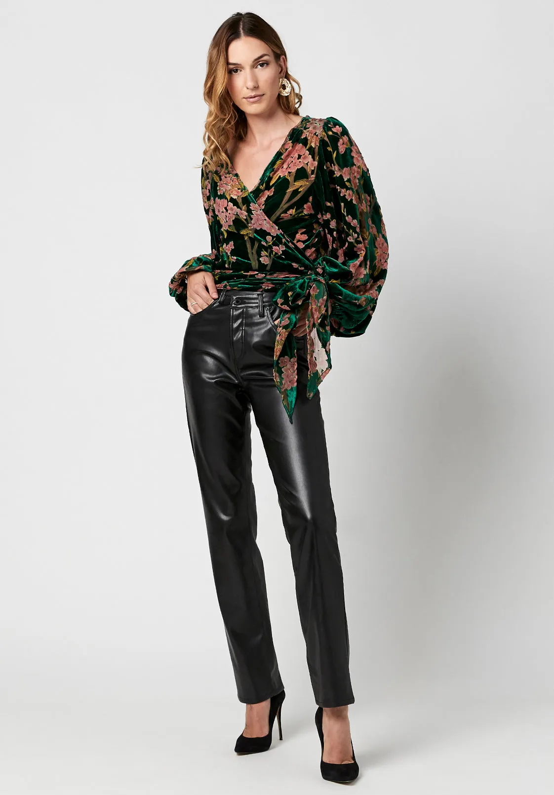 My Treat Wrap Top - WT0616H sold by Buffalo David Bitton product image thumbnail 4