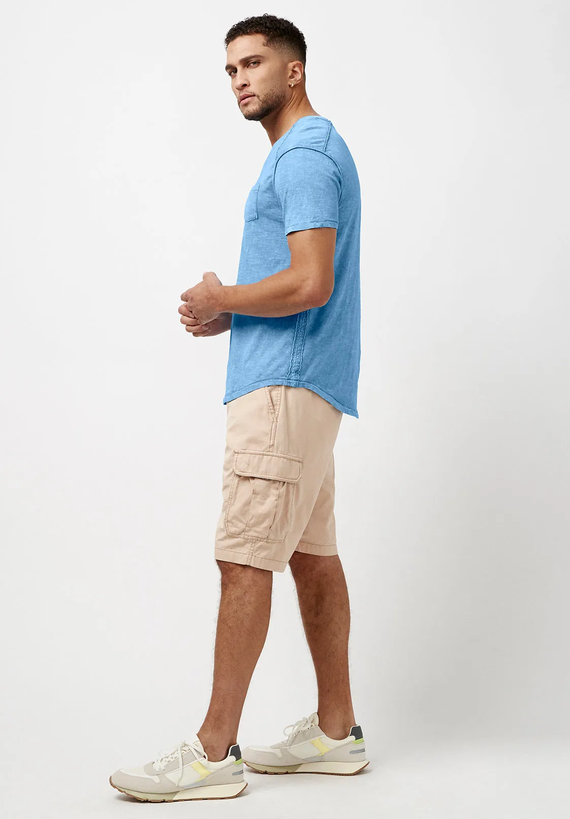 Kamiz Acid Wash Pocket T-Shirt - BM23839 sold by Buffalo David Bitton product image thumbnail 4