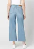 Wide Leg Addisson Women's Cropped Jeans in Antique Whiskered Light Blue - BL15859 sold by Buffalo David Bitton