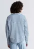 Ellowynne Women’s Striped Pullover in White & Blue - KT0099P sold by Buffalo David Bitton