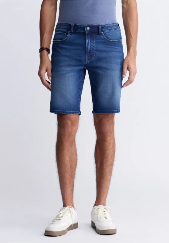 Relaxed Straight Dean Men's Freedom Flex Denim Shorts, Heavily Sanded - BM22949 sold by Buffalo David Bitton