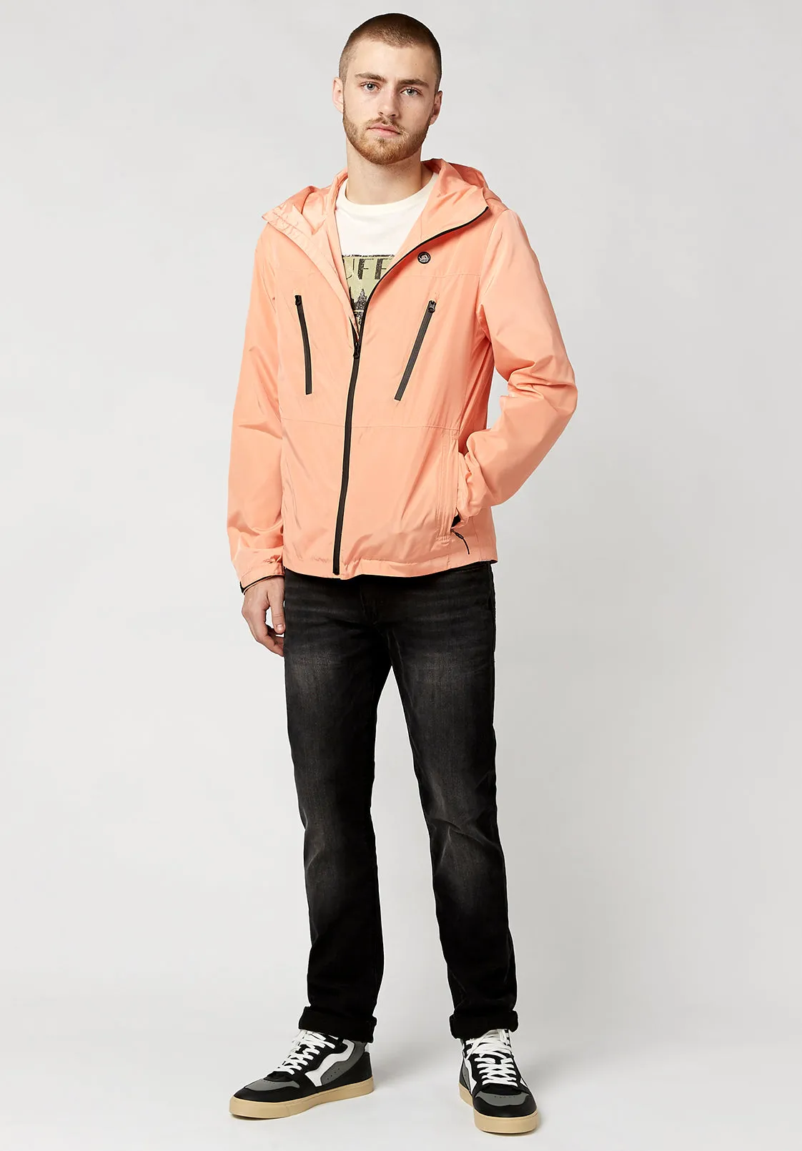 Jawont Hooded Windbreaker - BM23596 sold by Buffalo David Bitton product image thumbnail 3