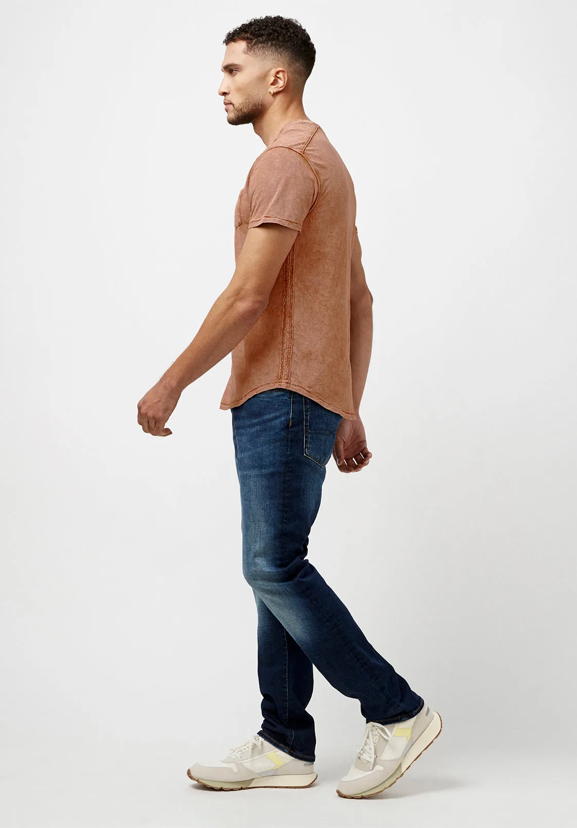 Kamiz Acid Wash Pocket T-Shirt - BM23839 sold by Buffalo David Bitton product image thumbnail 4