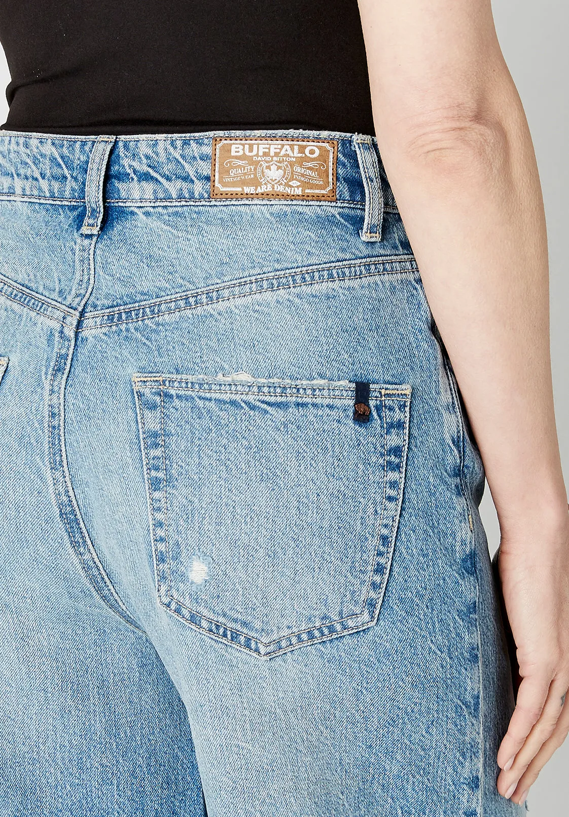 High Rise Super Wide Leg Alice Women's Jeans - BL15823 sold by Buffalo David Bitton product image thumbnail 4