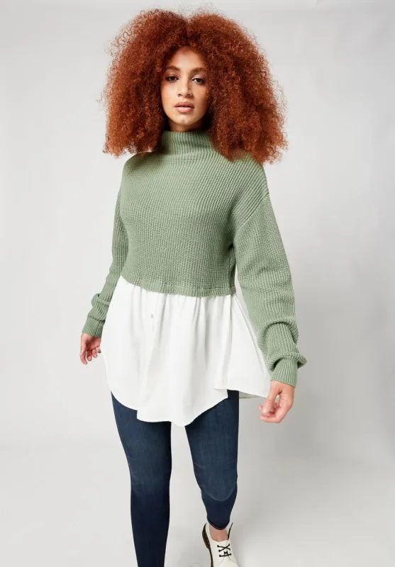 Ellie Mix Media Turtleneck - SW0116F sold by Buffalo David Bitton