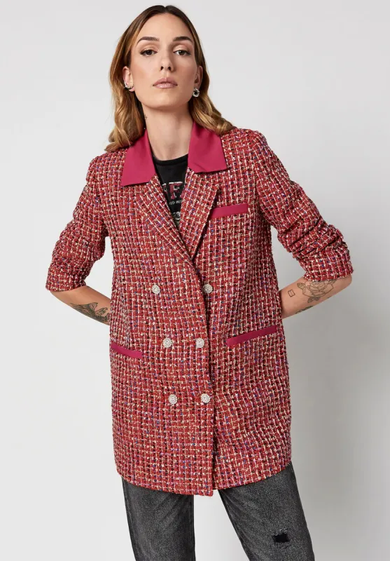 Pink Yarrow Brielle Blazer - JK0586H sold by Buffalo David Bitton