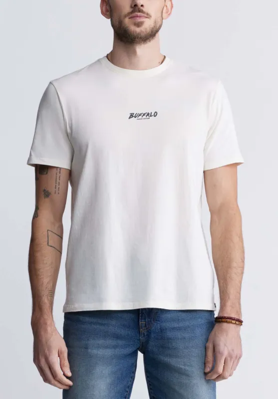 Tumuch Men's Short Sleeve Graphic T-shirt, White - BM24332 sold by Buffalo David Bitton