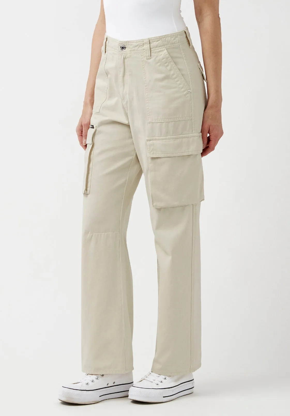 Low Rise Straight Gia Beige Cargo Pants - BL15915 sold by Buffalo David Bitton product image thumbnail 3