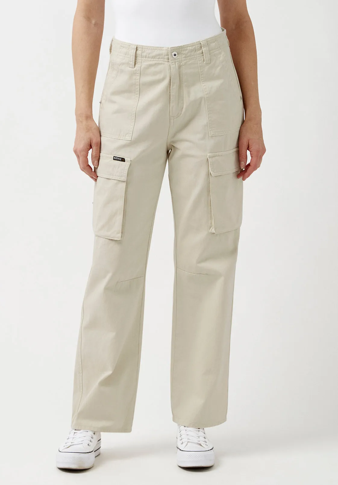 Low Rise Straight Gia Beige Cargo Pants - BL15915 sold by Buffalo David Bitton product image thumbnail 5