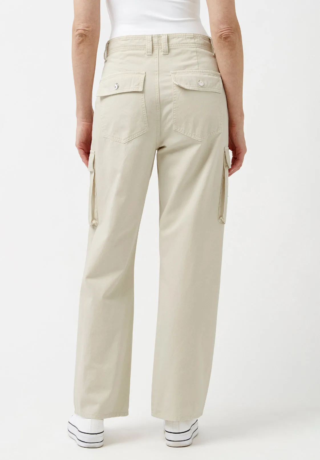 Low Rise Straight Gia Beige Cargo Pants - BL15915 sold by Buffalo David Bitton product image thumbnail 2