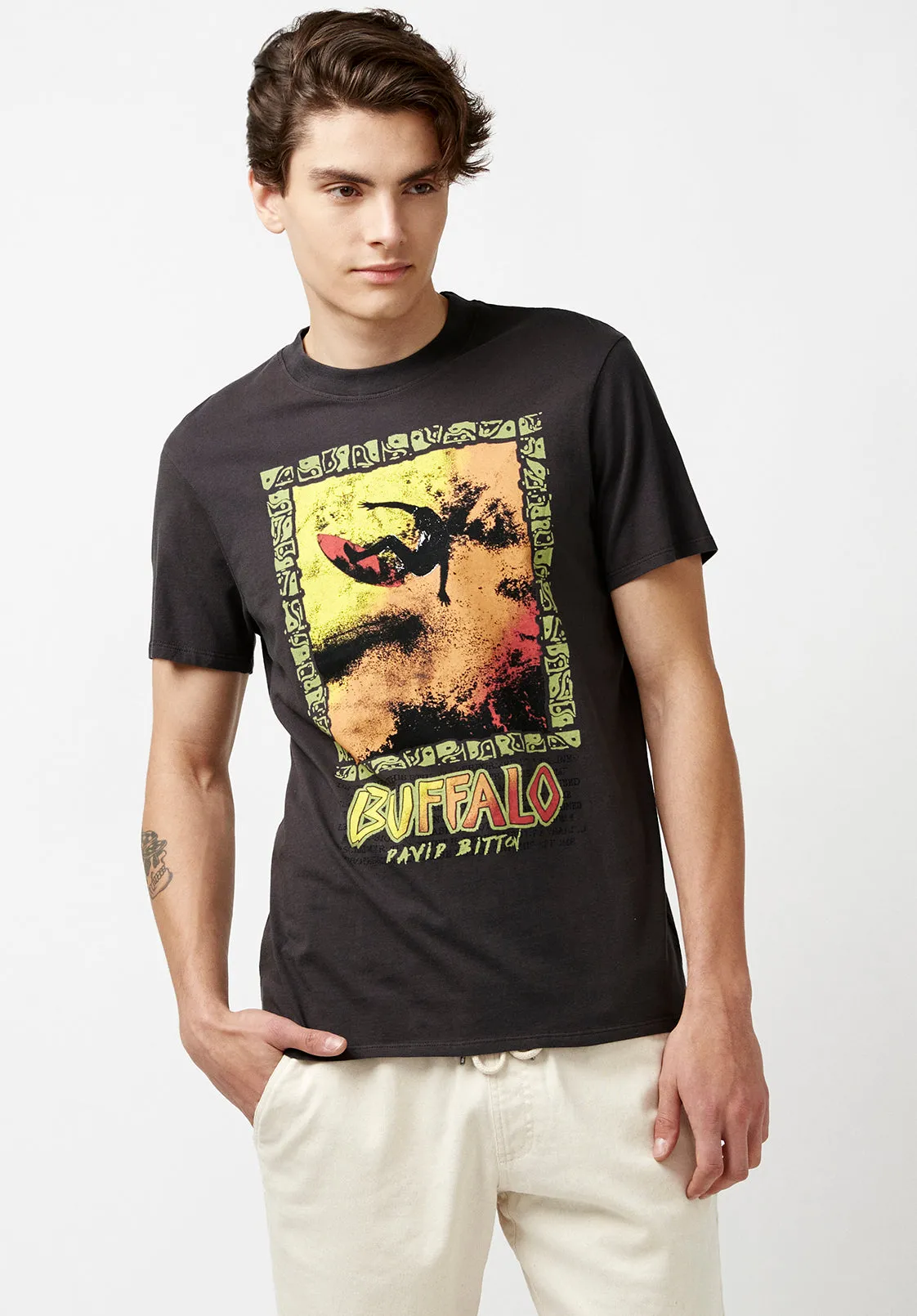 Tusurf Vintage Wash T-Shirt - BM23877 sold by Buffalo David Bitton product image thumbnail 3