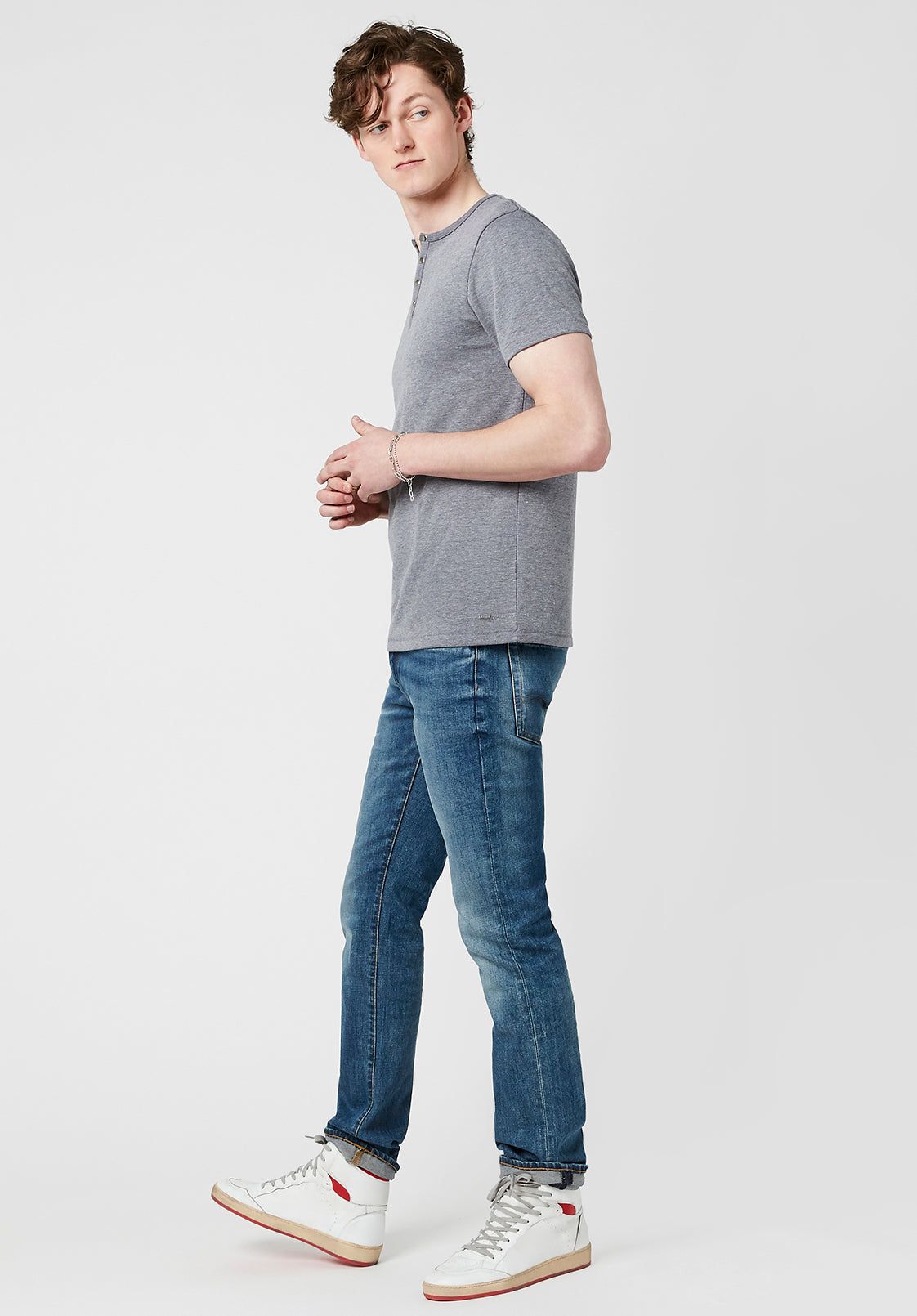 Kiwool Faded Henley T-Shirt - BM23514 sold by Buffalo David Bitton product image thumbnail 4