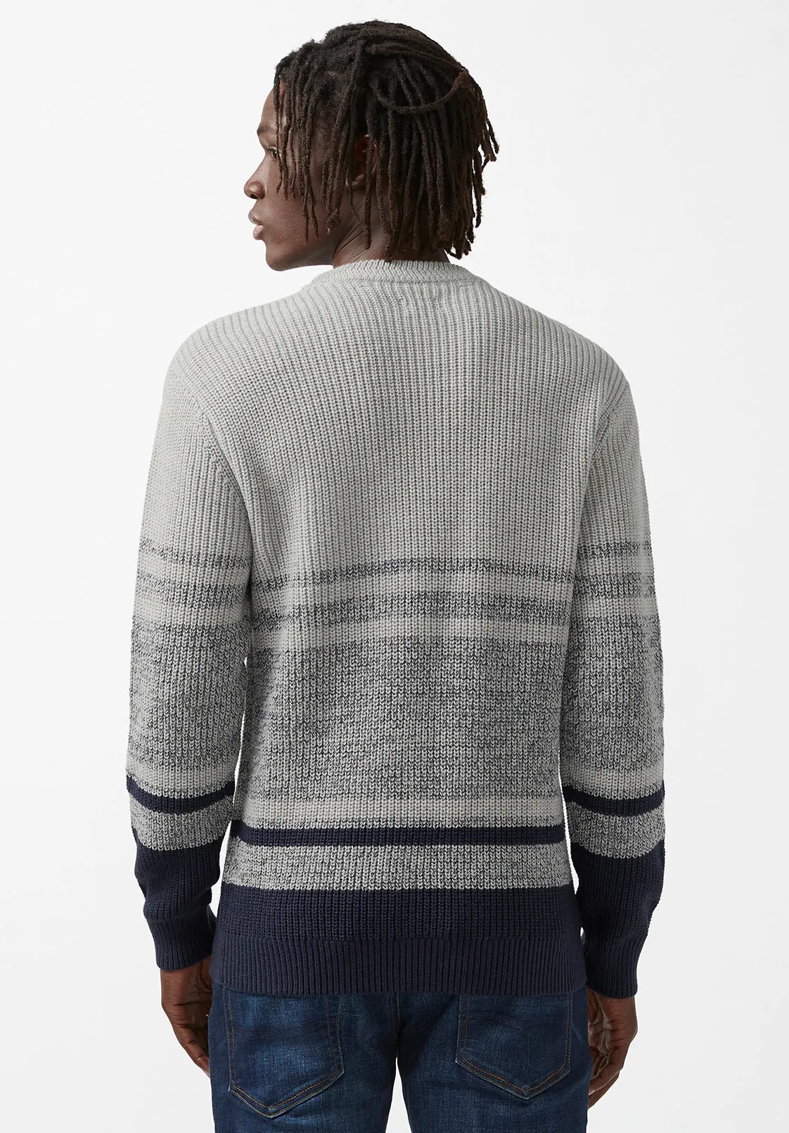 Walima Men’s Sweater in Navy - BM24058 sold by Buffalo David Bitton product image thumbnail 3