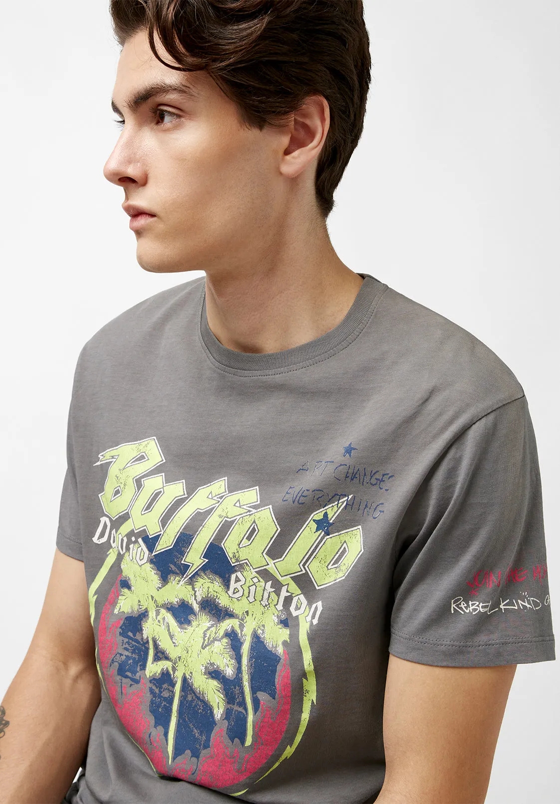 Tofor Graphic T-Shirt - BM23866 sold by Buffalo David Bitton product image thumbnail 3