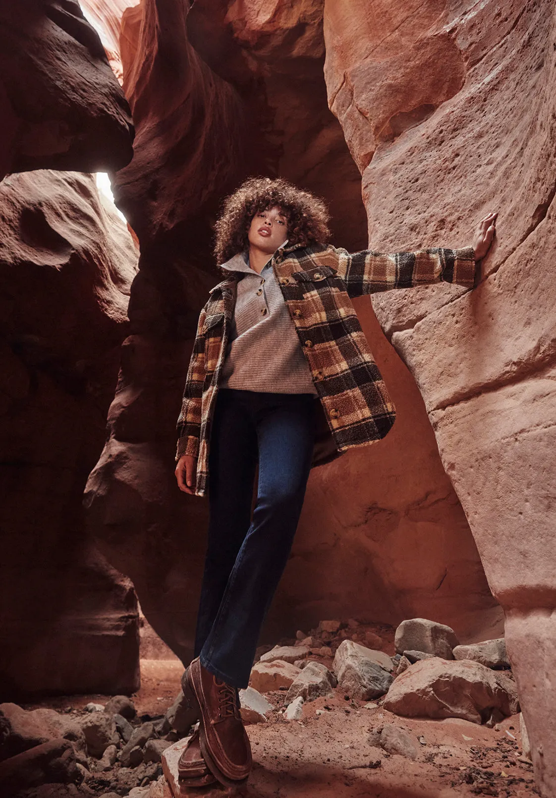 Oversize Sterling Sherpa Shacket - JK0576F sold by Buffalo David Bitton product image thumbnail 5