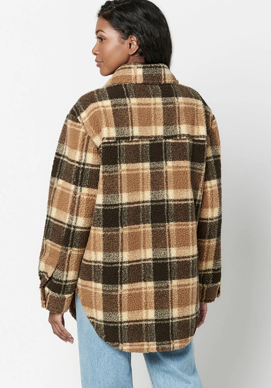 Oversize Sterling Sherpa Shacket - JK0576F sold by Buffalo David Bitton product image thumbnail 3