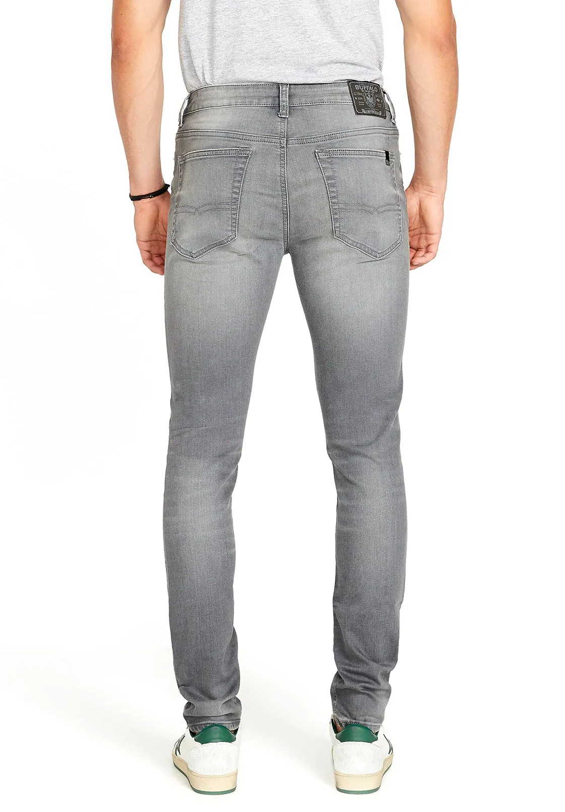 Max Men's Skinny Jeans, Grey Sanded - BM22592 sold by Buffalo David Bitton product image thumbnail 2