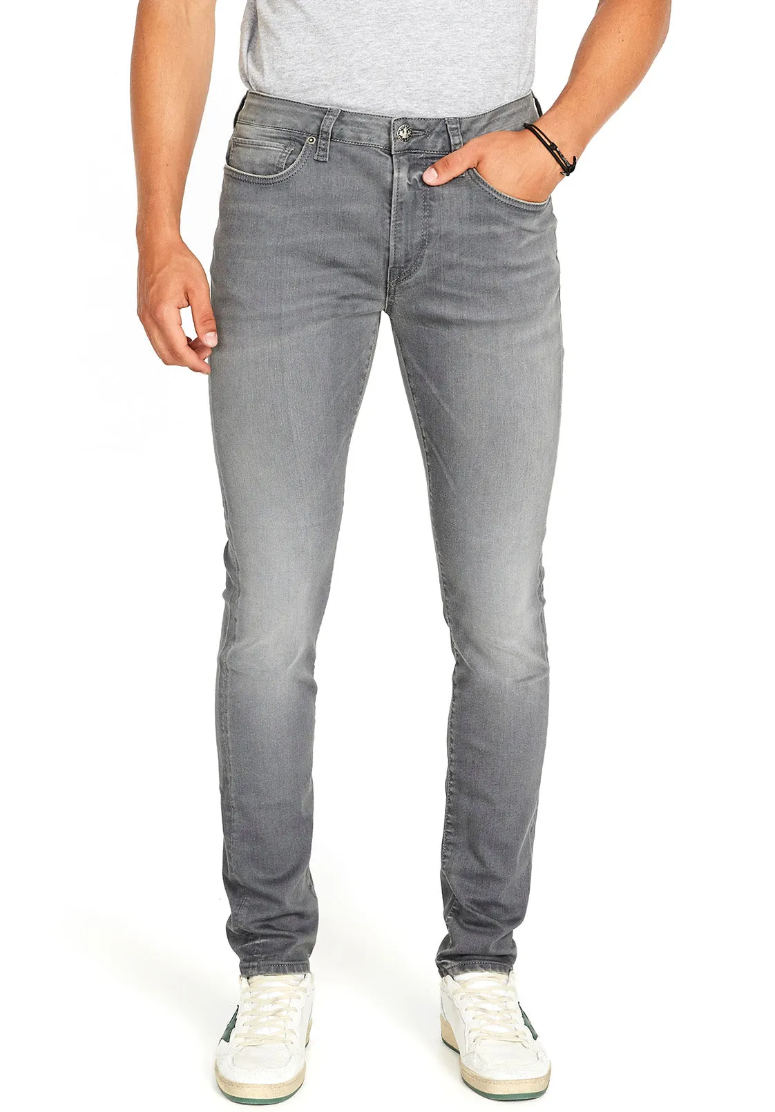 Max Men's Skinny Jeans, Grey Sanded - BM22592 sold by Buffalo David Bitton