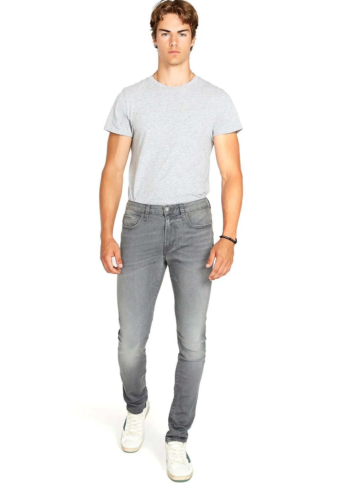 Max Men's Skinny Jeans, Grey Sanded - BM22592 sold by Buffalo David Bitton product image thumbnail 4