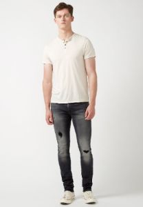 Skinny Max Men's Jeans in Used Black - BM22895 sold by Buffalo David Bitton
