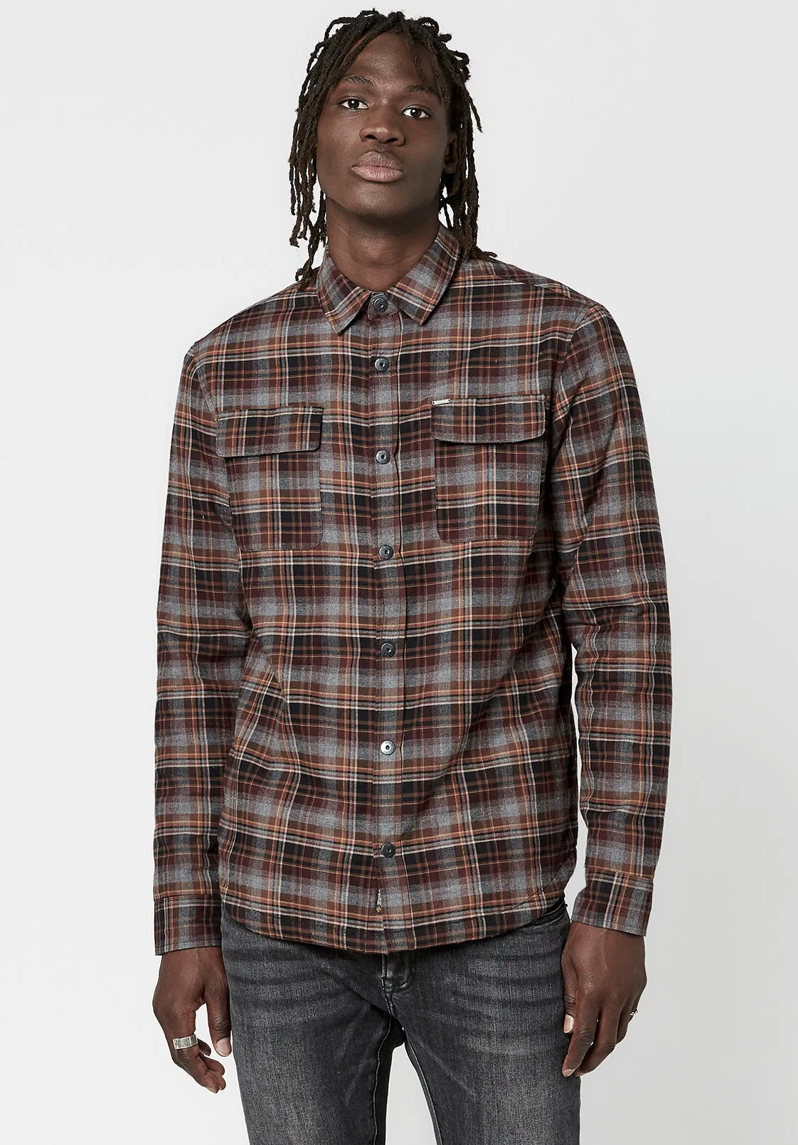 Sherpa-Lined Soqer Shacket - BM23673 sold by Buffalo David Bitton product image thumbnail 3