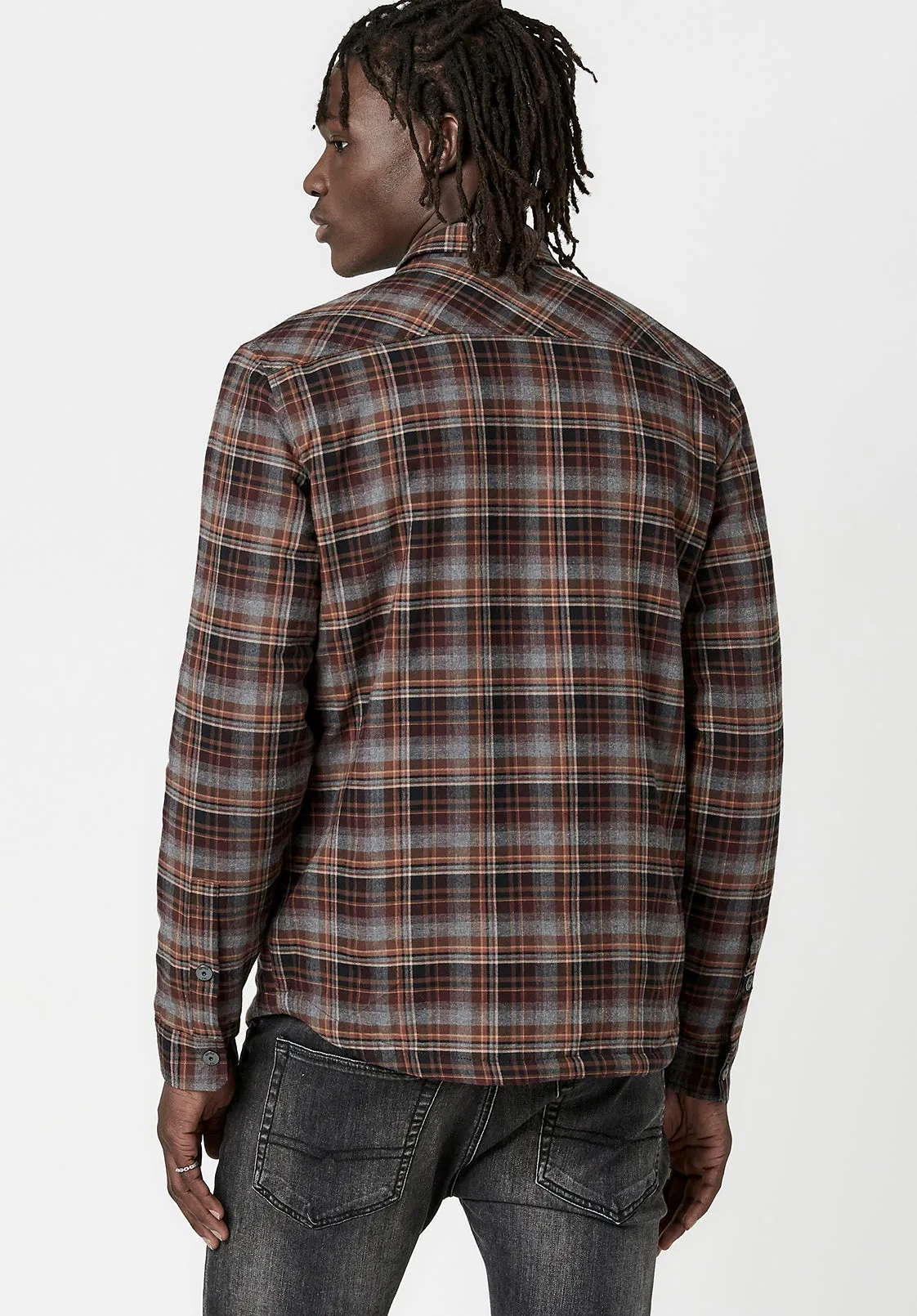 Sherpa-Lined Soqer Shacket - BM23673 sold by Buffalo David Bitton product image thumbnail 2