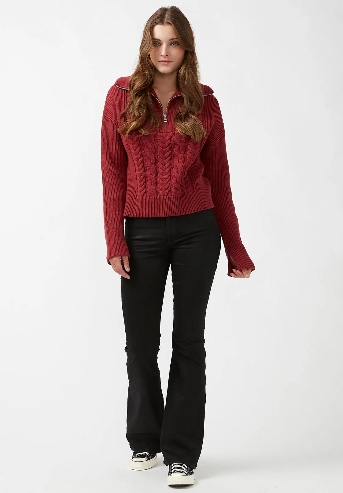 Joplin High Rise Flared Women's Coated Jeans in Black - BL15945 sold by Buffalo David Bitton product image thumbnail 5