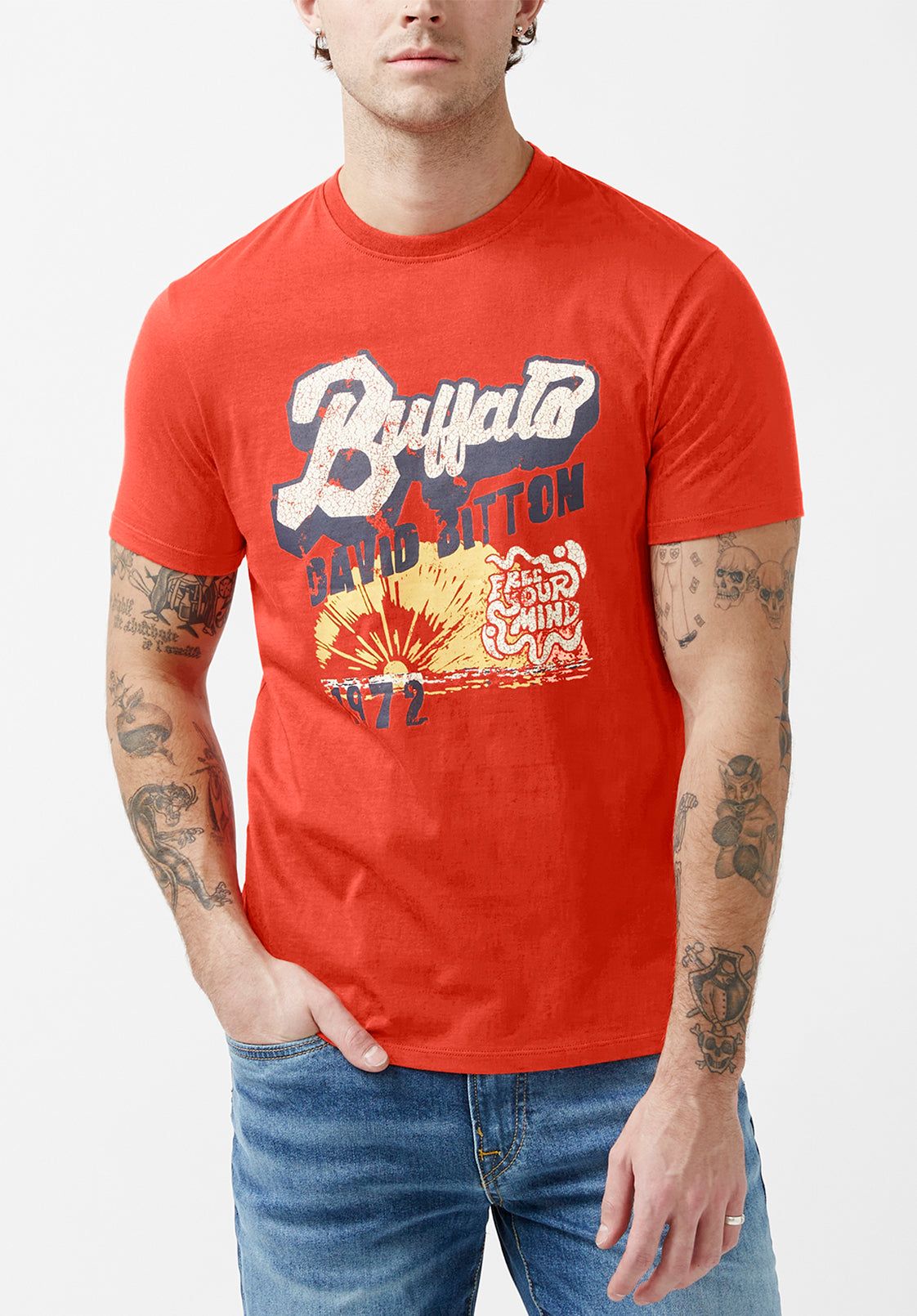 Tafur Redwood Short-Sleeve Men’s T-Shirt - BM23976 sold by Buffalo David Bitton