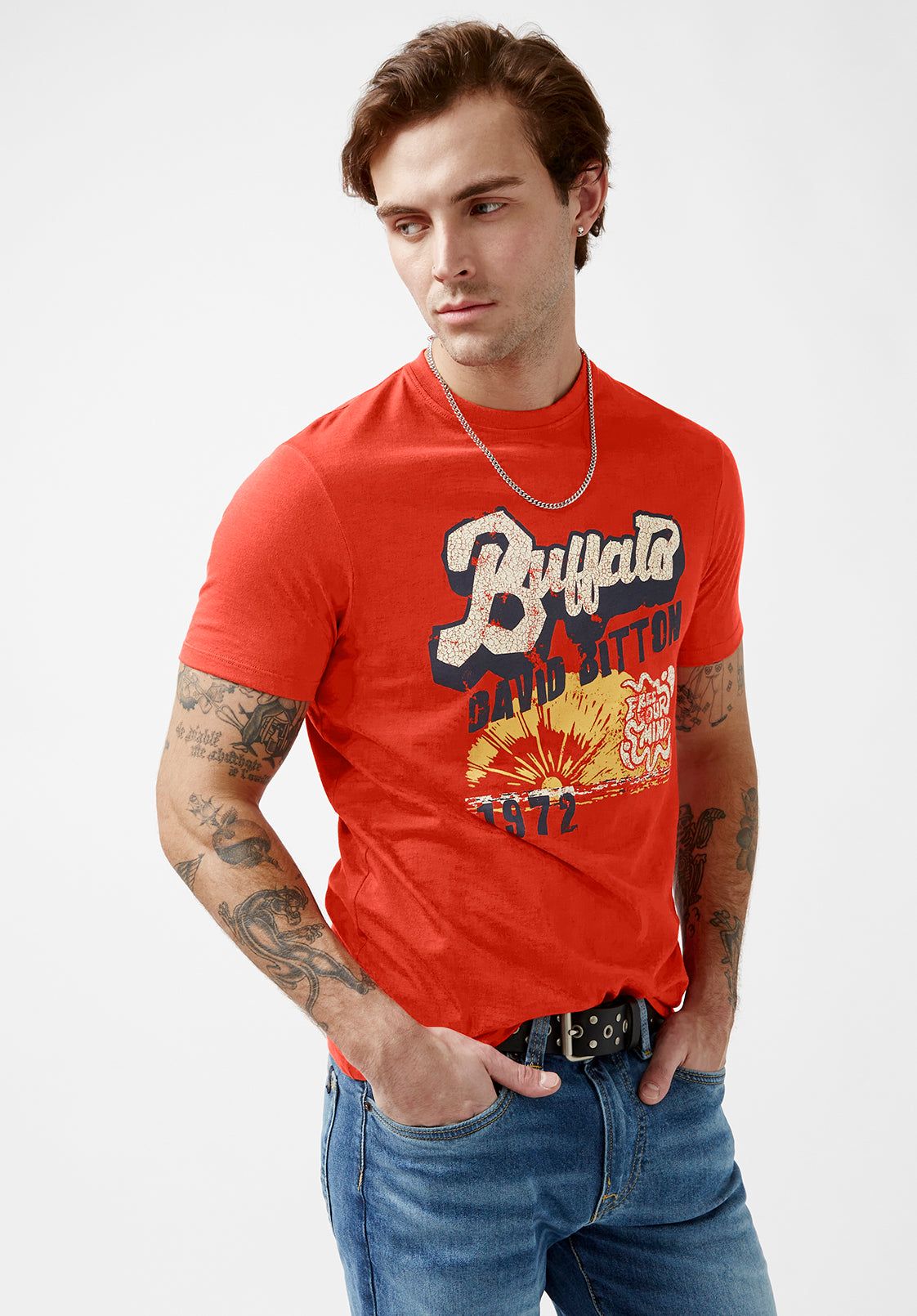 Tafur Redwood Short-Sleeve Men’s T-Shirt - BM23976 sold by Buffalo David Bitton product image thumbnail 3