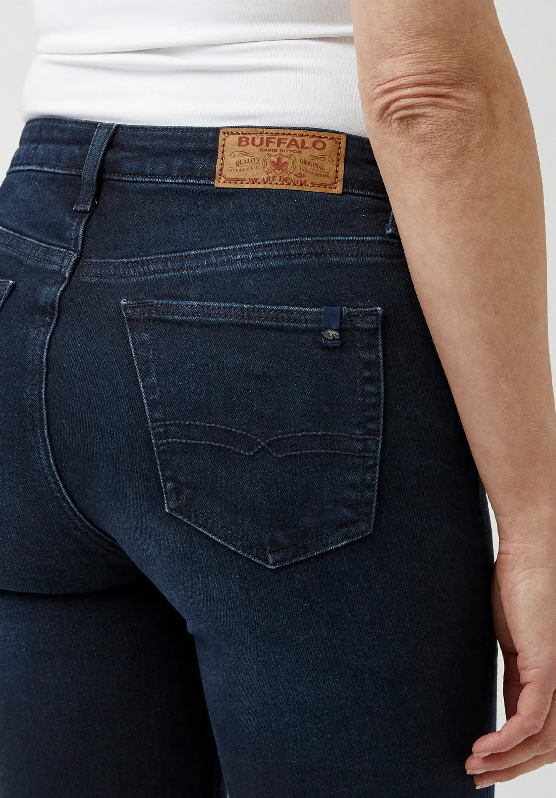 Alexa Women's Mid Rise Skinny Jeans, Rinse wash - BL15670 sold by Buffalo David Bitton product image thumbnail 4