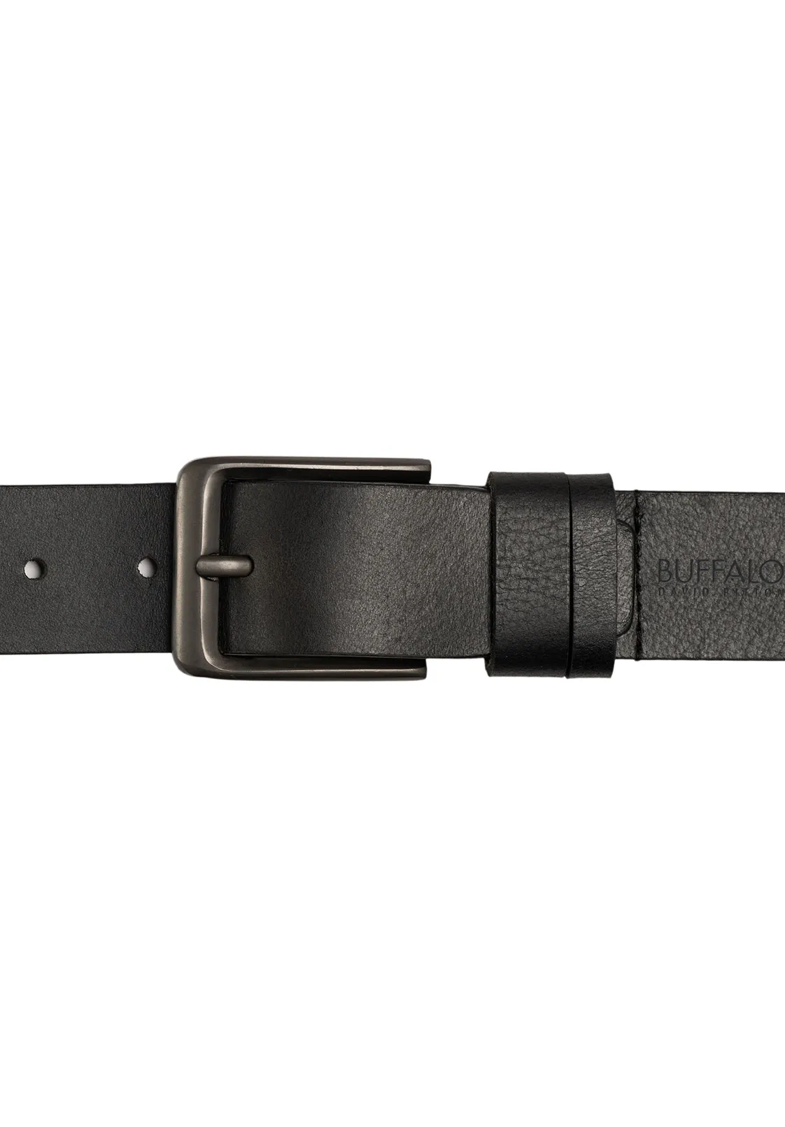 Full Grain Black Buffalo Leather Belt - BB1003C04 sold by Buffalo David Bitton product image thumbnail 3