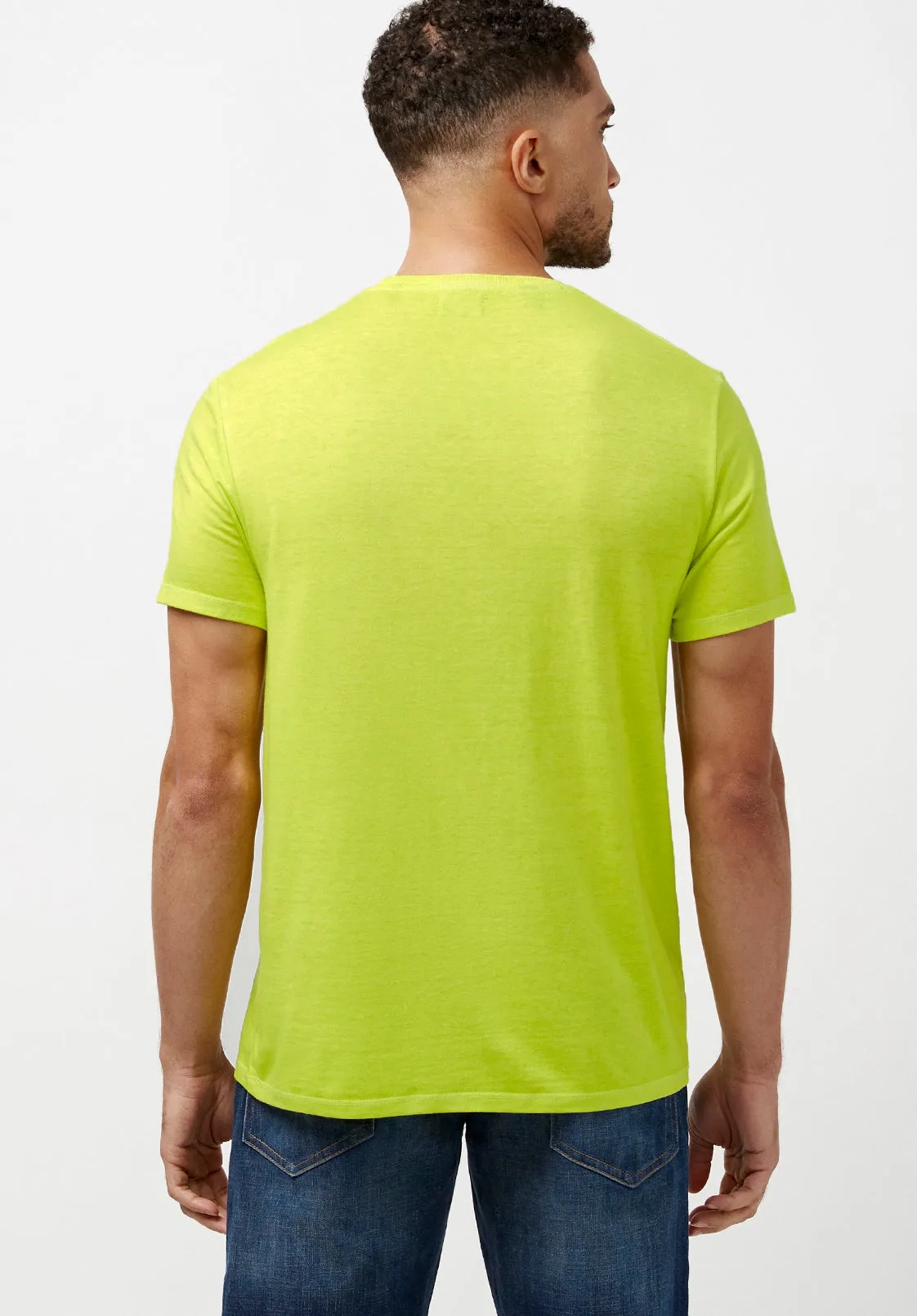 Kathin Faded Neon Green T-Shirt - BM23968 sold by Buffalo David Bitton product image thumbnail 2