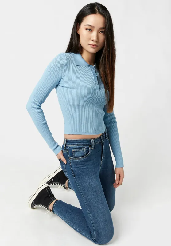 Ribbed Knit Meadow Sweater - SW0301H sold by Buffalo David Bitton