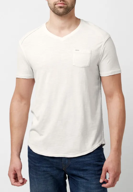 Kamiz Acid Wash Pocket T-Shirt - BM23839 sold by Buffalo David Bitton