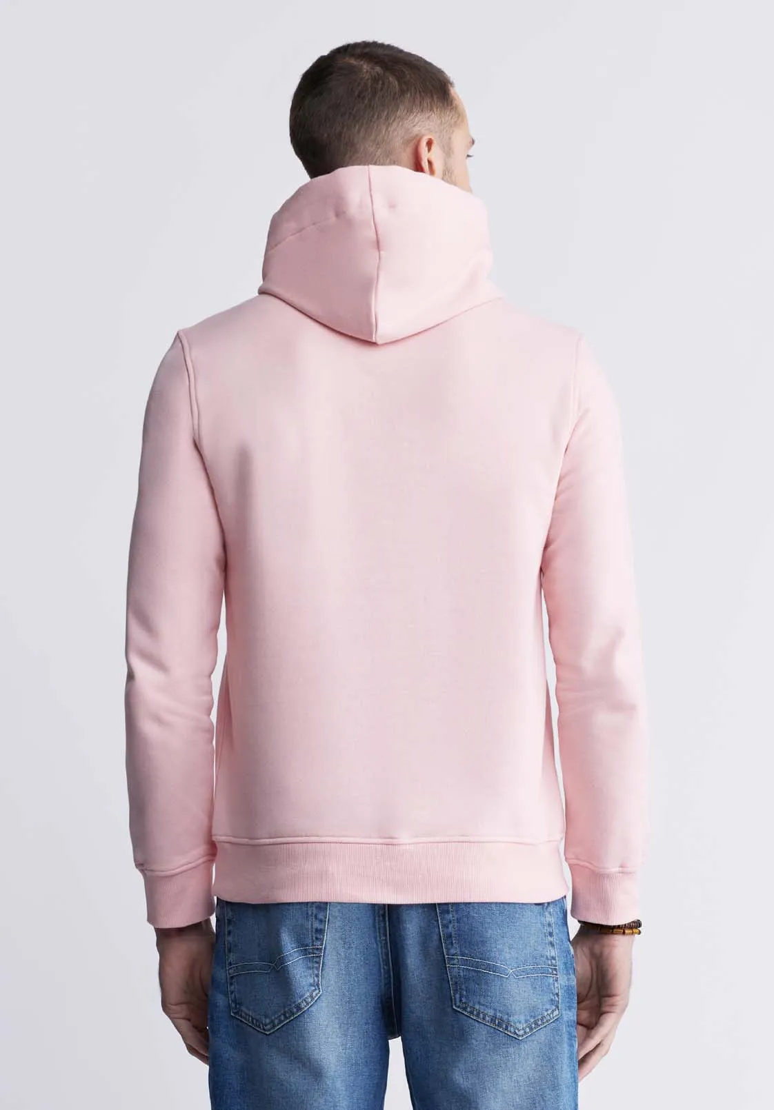 Fadol Men's Fleece Hoodie in Shell Pink - BPM13610V sold by Buffalo David Bitton product image thumbnail 4