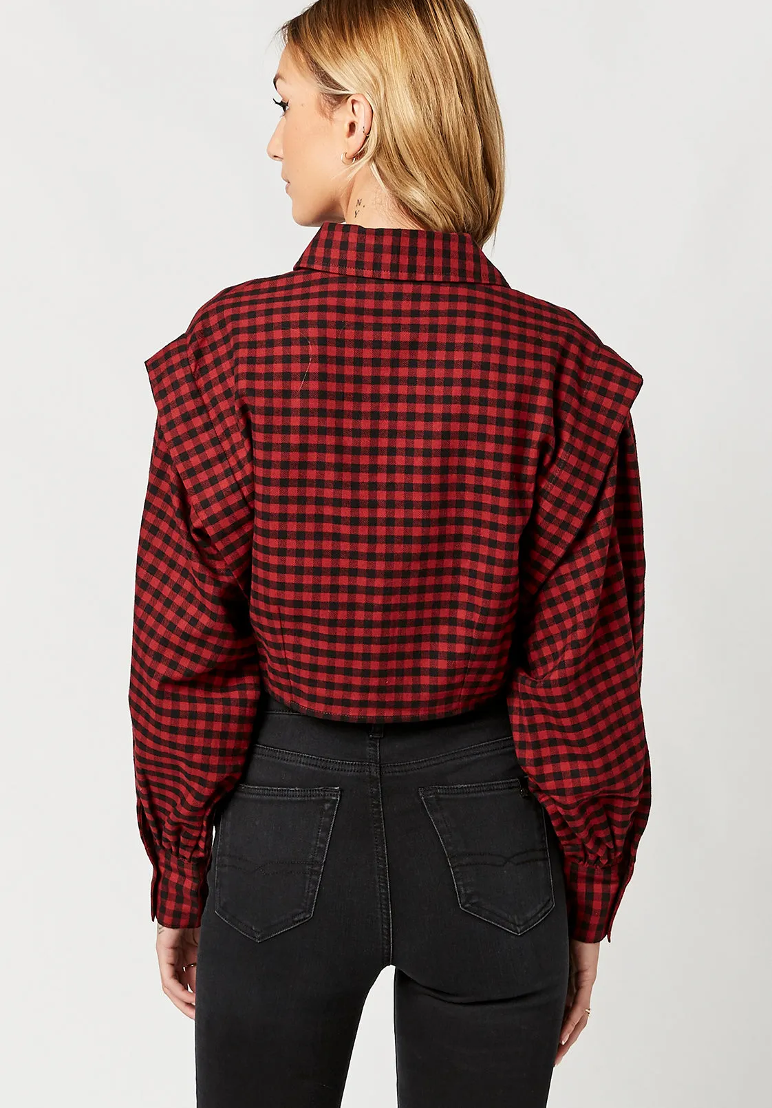 Margit Plaid Blouse - WT0240F sold by Buffalo David Bitton product image thumbnail 3
