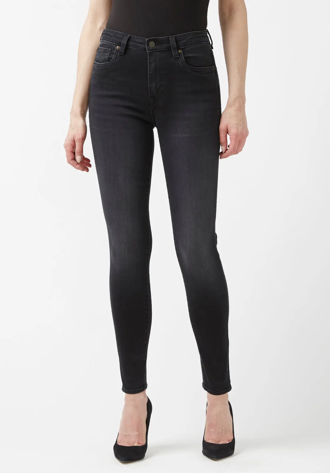 High Rise Skinny Skylar Women's Jeans in Carbon Black - BL15664 sold by Buffalo David Bitton product image thumbnail 2