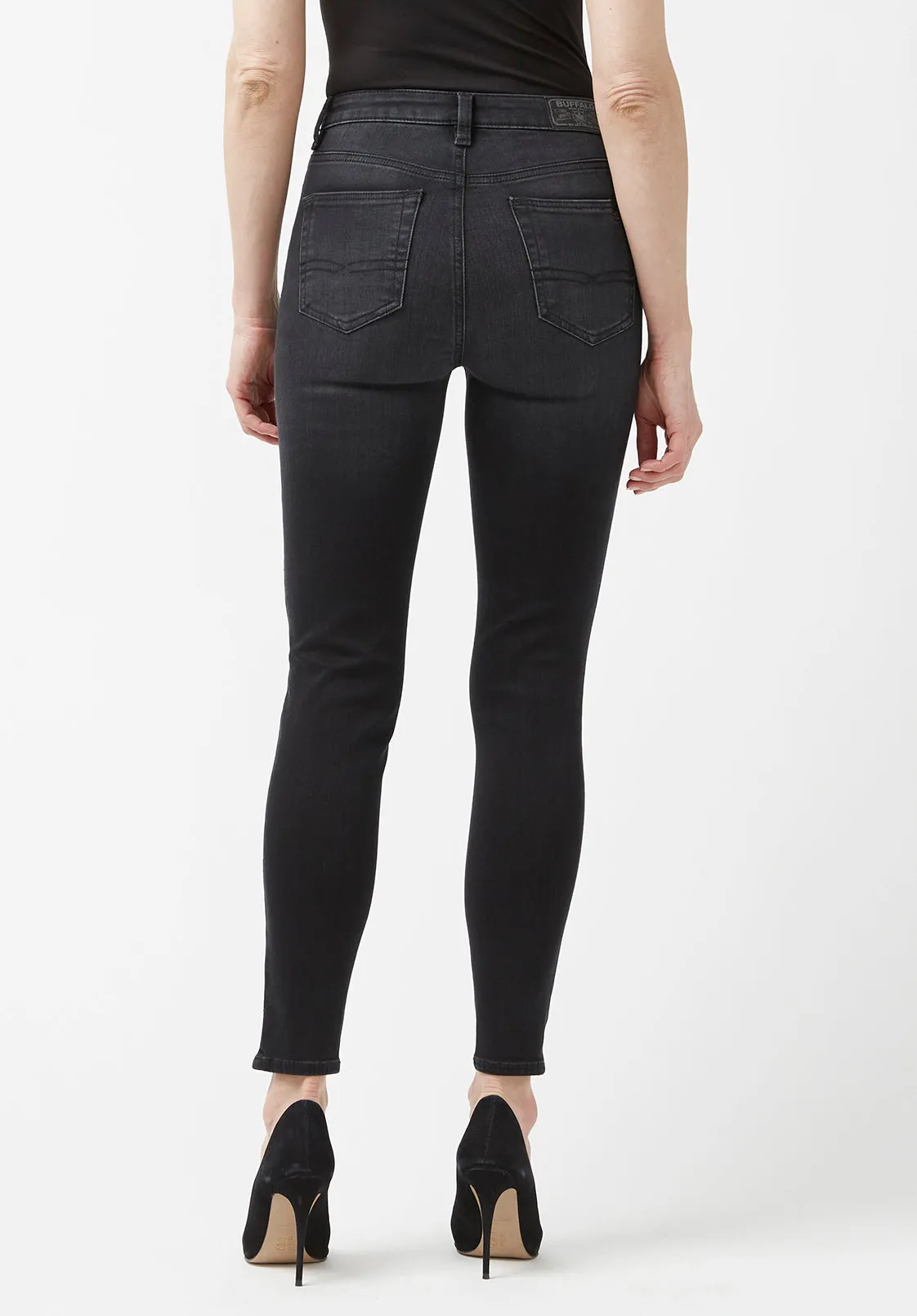 High Rise Skinny Skylar Women's Jeans in Carbon Black - BL15664 sold by Buffalo David Bitton product image thumbnail 3