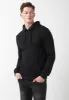 Fadol Men's Fleece Hoodie in Black - BPM13610V sold by Buffalo David Bitton