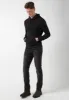 Fadol Men's Fleece Hoodie in Black - BPM13610V sold by Buffalo David Bitton