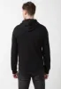 Fadol Men's Fleece Hoodie in Black - BPM13610V sold by Buffalo David Bitton