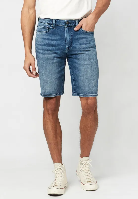 Relaxed Straight Dean Men's Shorts in Authentic Blue- BM22777 sold by Buffalo David Bitton