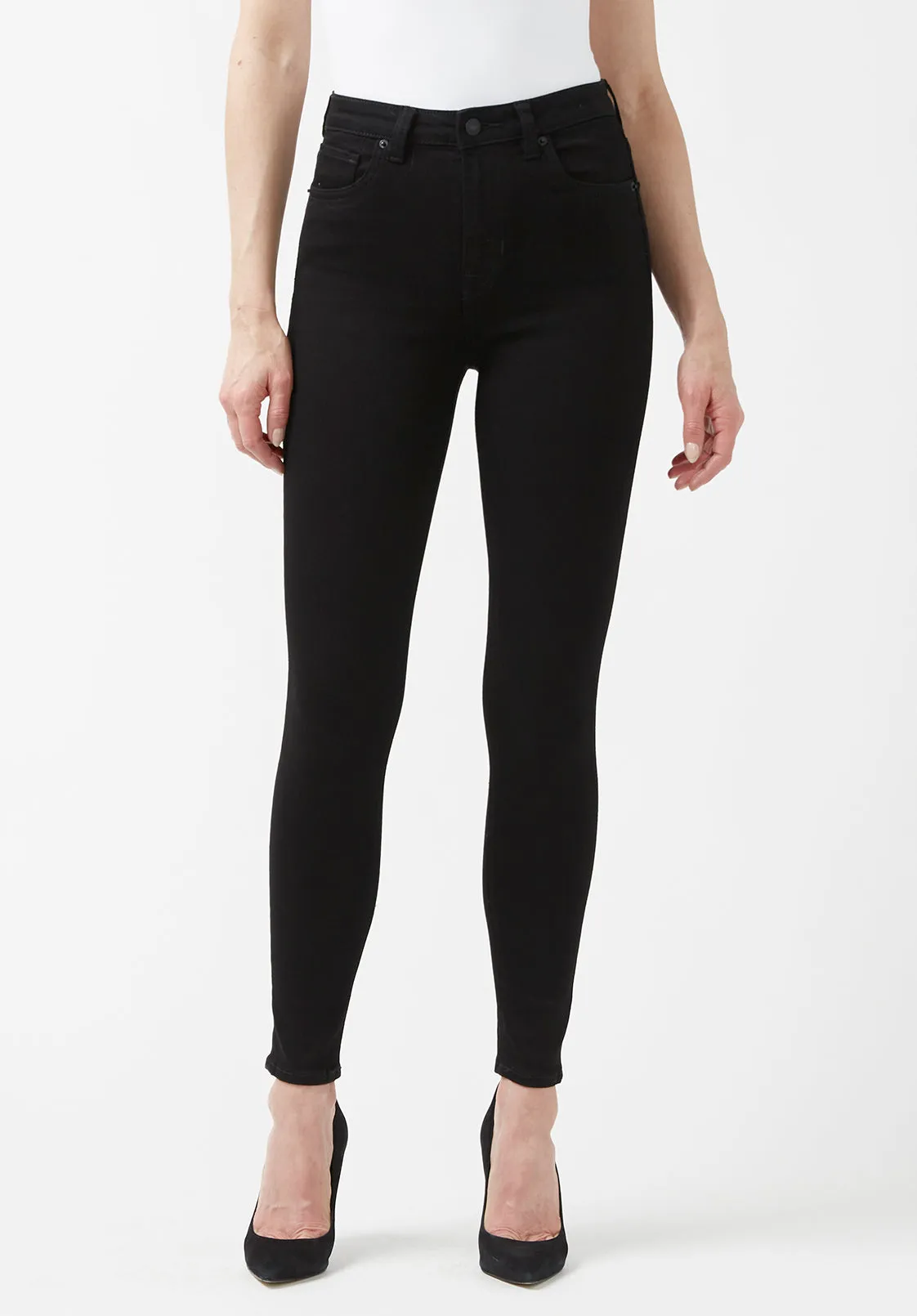 High Rise Skinny Skylar Women's Jeans in Black - BL15663 sold by Buffalo David Bitton product image thumbnail 2